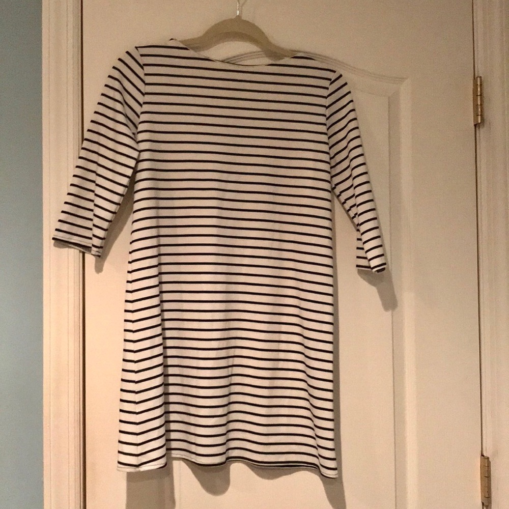 Free People Stripped Three Quarter Dress Size XS/S